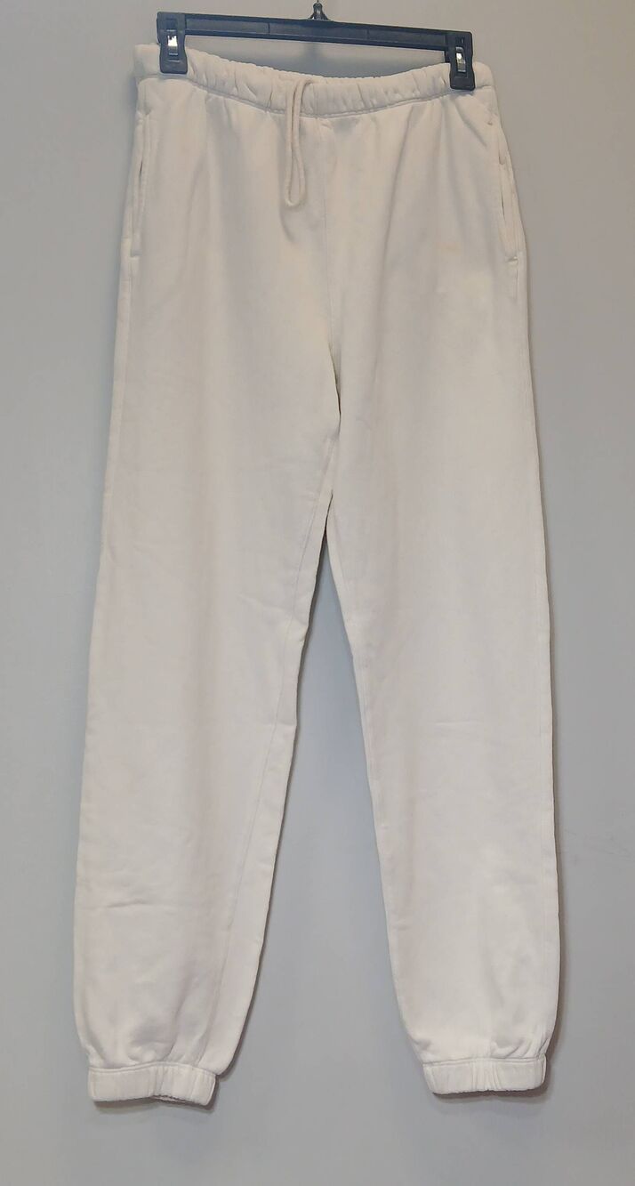 Re done womens small cream white sweatpants joggers jersey cotton